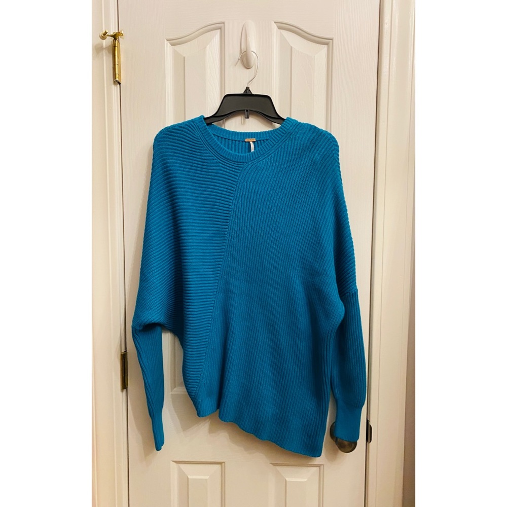 Free People Downtown Asymmetrical Sweater - Picture 2 of 3